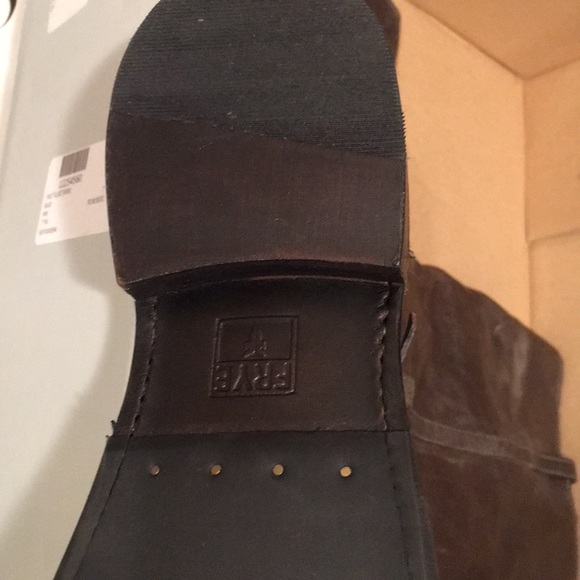 Frye boots - tall brown; nice detail - Picture 5 of 7